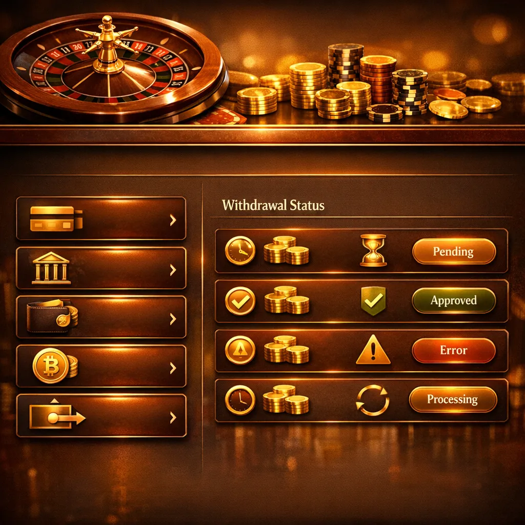 Kasjer – metody wpłat i wypłat w Roulettino Casino